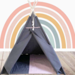 Dark grey teepee and floor quilt for sale in South Africa