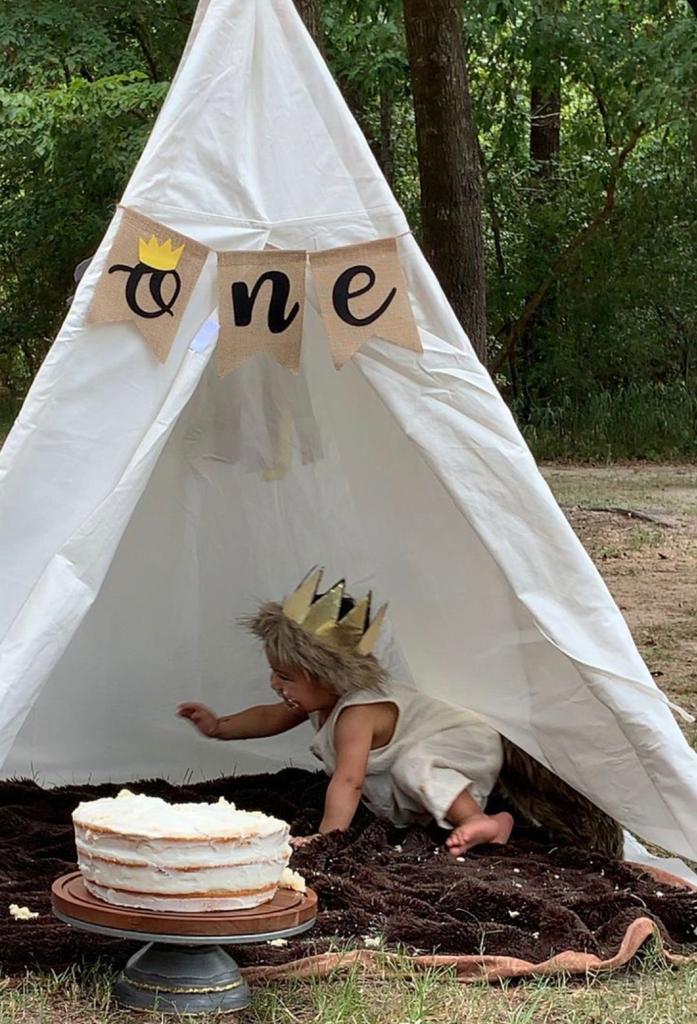 baby birthday parties in South Africa with teepees